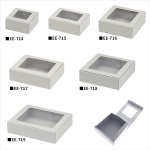 画像2: スタイリッシュBOX グレー 窓付 (2)