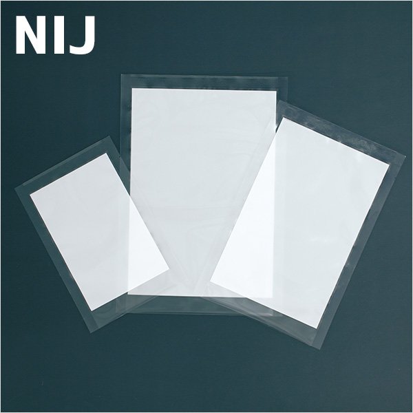 NIJ 片面白色印刷 三方シール袋 - ちゅうパック